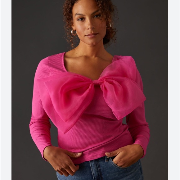 Anthropologie Sunday In Brooklyn Bow Top - Picture 4 of 9